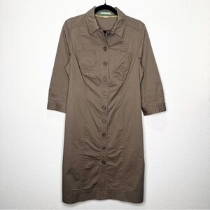 Boden Shirt Button Up Long Sleeve Dress 10L Long WH191